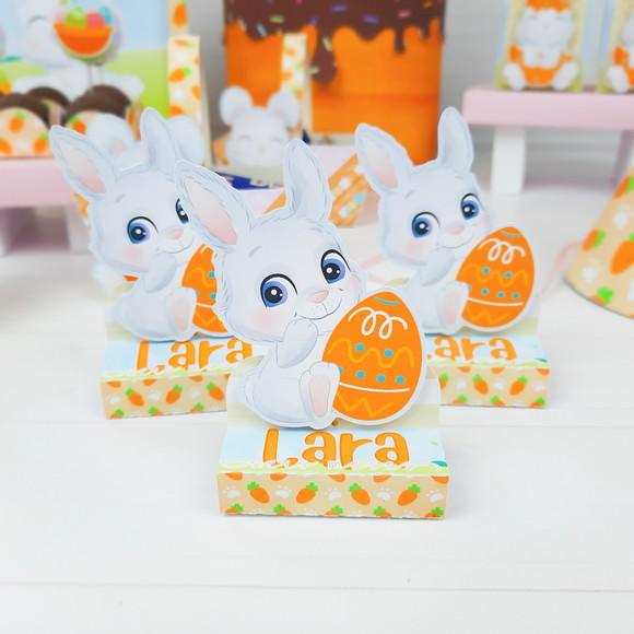 Arquivo Silhouette Caixa Bis Páscoa Infantil Laranja