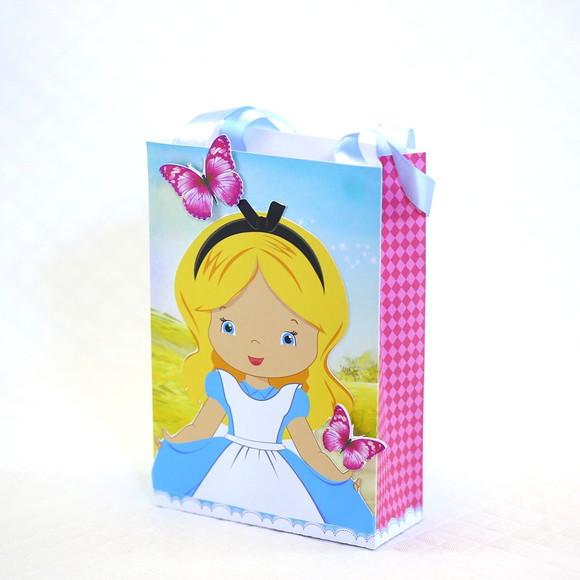 Arquivo de Corte Sacolinha Presentes Alice