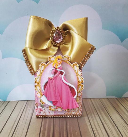 Arquivo de Corte Caixa Sacolinha Princesa Aurora