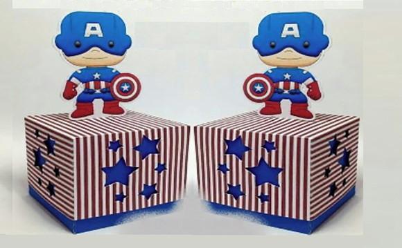 Arquivo de Corte Caixinha Quadrada Superman Cute