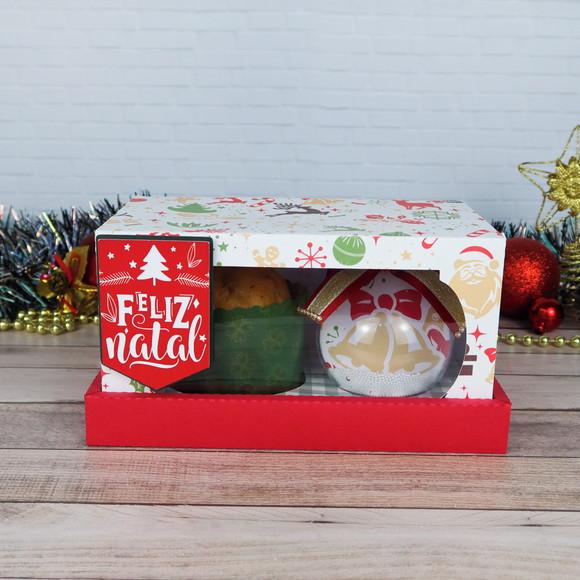 Arquivo Studio Caixa 1 Panetone 100g e Esfera Natal
