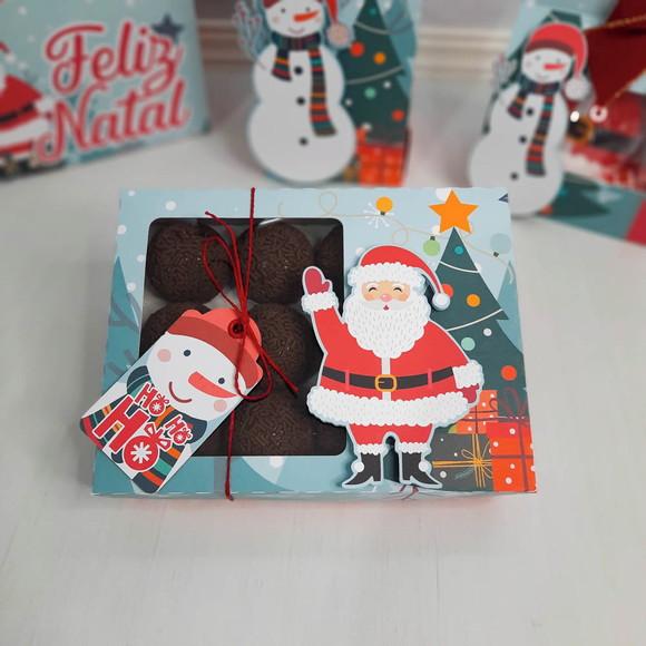 Arquivo Silhouette Caixa 12 Doces Natal