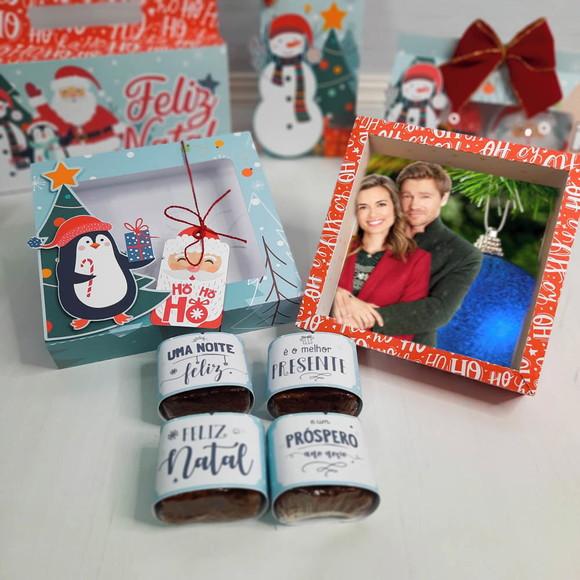 Arquivo Silhouette Caixa para Brownie e Foto Natal