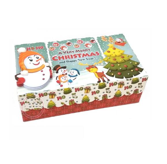 Arquivo Silhouette Caixa 8 Doces com Cola Natal