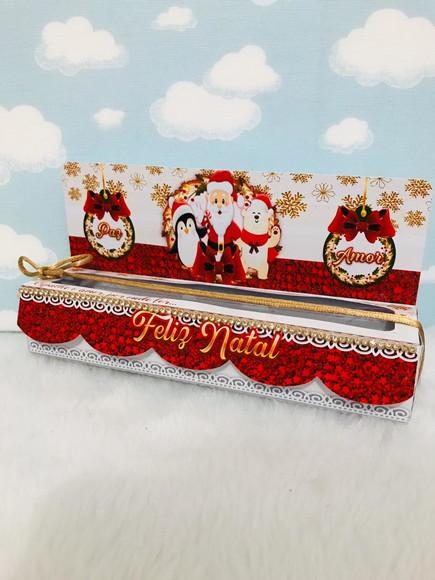 Arquivo de Corte Caixa Doces Cenário Natal