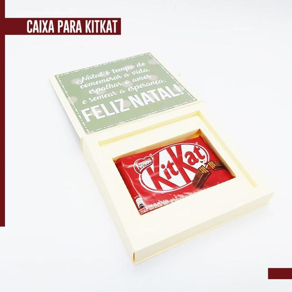 Arquivo de Corte Caixa para Kit Kat Natal