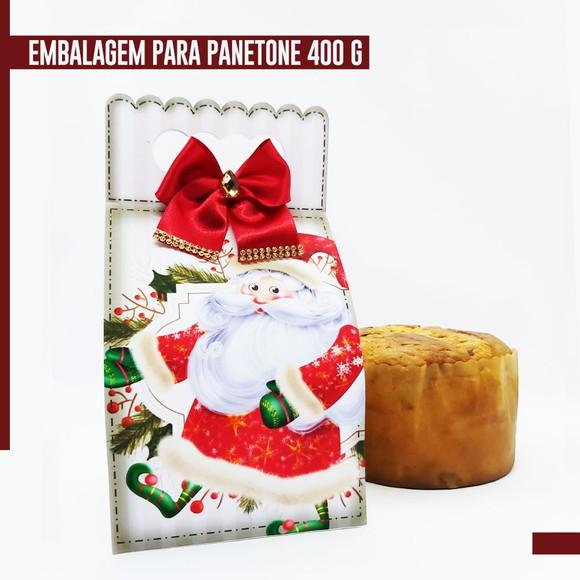 Arquivo de Corte Embalagem para Panetone 500gr Natal