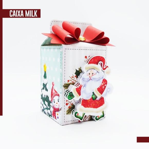 Arquivo de Corte Caixa Milk Natal
