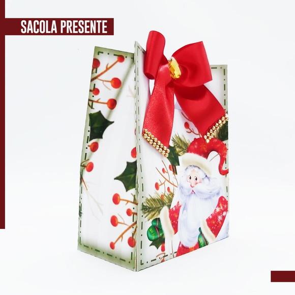 Arquivo de Corte Sacola Presente Natal