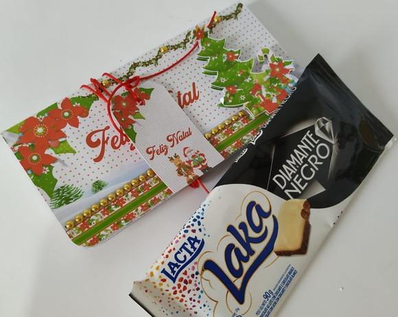 Arquivo Silhouette Caixa Barra Chocolate Natal