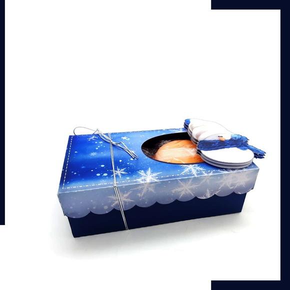 Arquivo Studio Caixa para 2 Sabonetes Natal