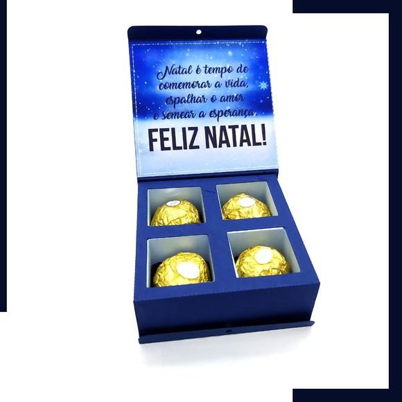 Arquivo Studio Caixa para 4 Doces Natal