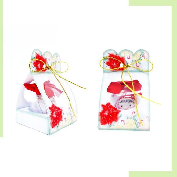 Arquivo Studio Embalagem para Bolinha 7x7 Natal