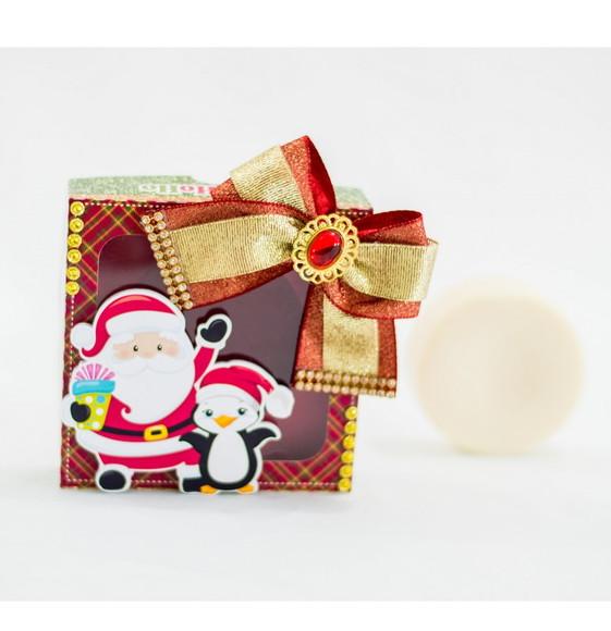 Arquivo Silhouette Caixa para 1 Sabonete Natal