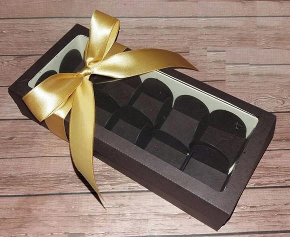 Arquivo Silhouette Caixa para 10 Doces