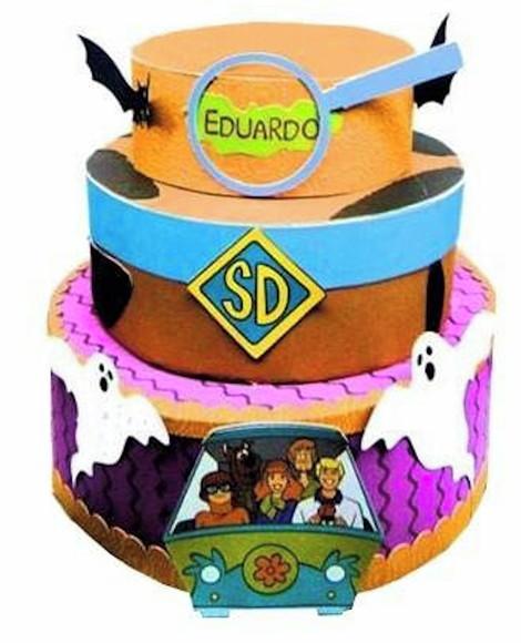 Arquivos para Silhouette Bolo Decorativo Scooky Doo