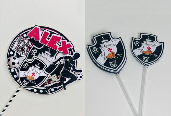 Arquivo de Corte Topper Bolo e Docinhos Vasco