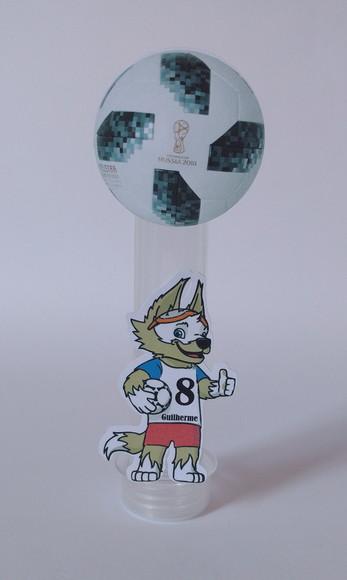 Arquivo Silhouette Aplique Tubetes Futebol Copa Brasil