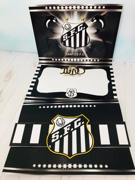 Arquivo Studio Silhouette Convite Futebol Sant0s