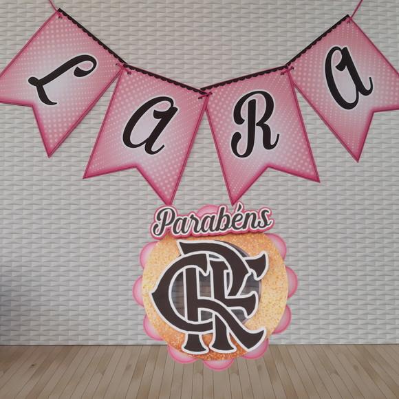 Arquivo De Corte Topper Futebol Rosa Flamengo