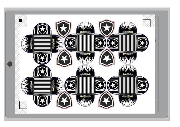 Arquivo Silhouette Forminhas Para Docinhos Botafogo