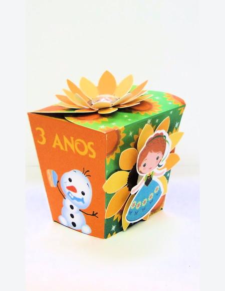 Arquivo Silhouette Caixa Sushi Frozen Cute