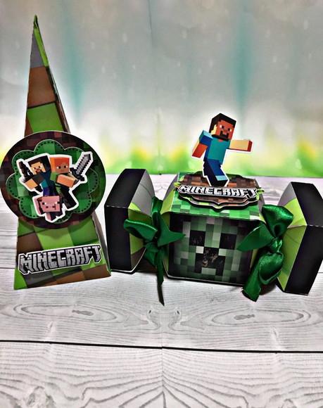 Arquivo Silhouette Caixa Pirâmide Caixa Bala Minecraft