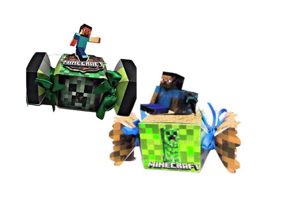Arquivo Silhouette Caixa Bala Minecraft