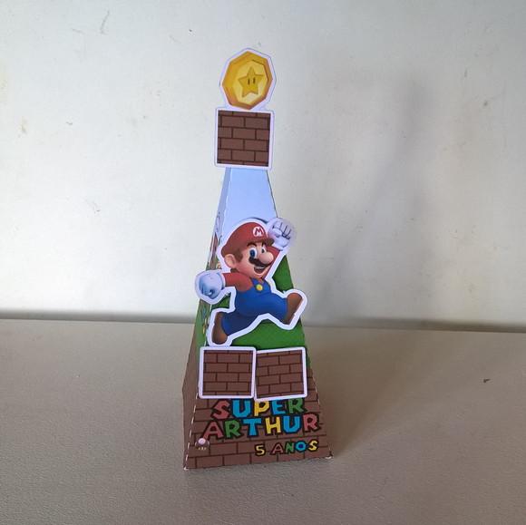 Arquivo Silhouette Cone Quadrado Mario Bros