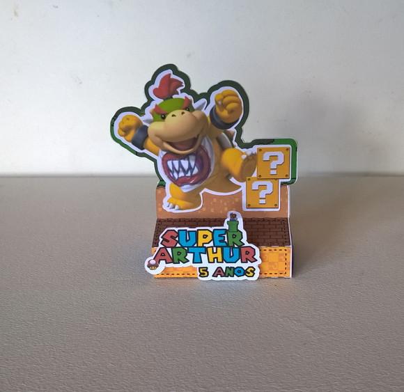 Arquivo Silhouette Porta Bis Duplo Mario Bros