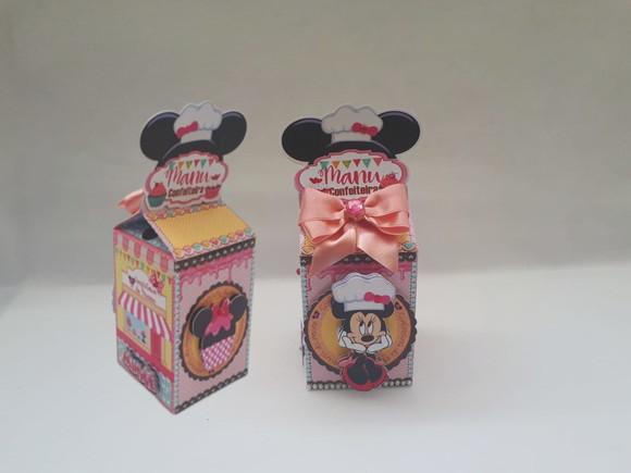 Arquivo De Corte Caixa Milk Confeitaria Minnie