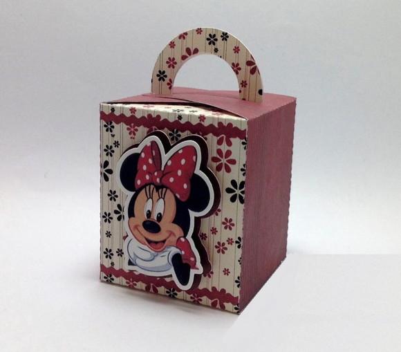 Arquivo Silhouette Caixa Com Alça Minnie