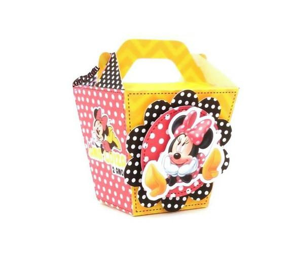Arquivo Silhouette Caixa Sushi Minnie