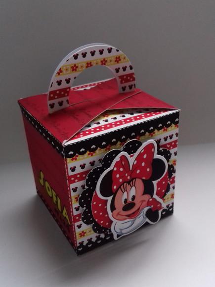 Arquivo Silhouette Caixa Com Alça Minnie