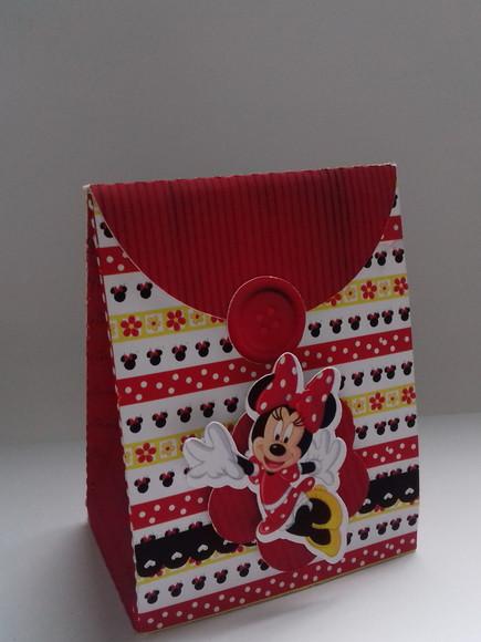 Arquivo Silhouette Sacolinha Minnie