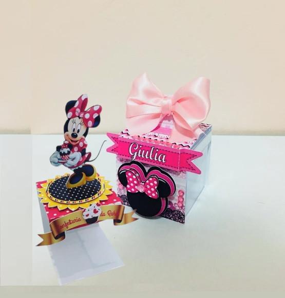 Arquivo Silhouette Porta Acrilica Minnie