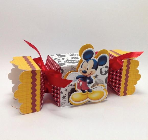 Arquivo Silhouette Caixa Bala Mickey