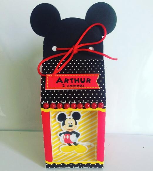 Arquivo Silhouette Caixa Vitrine Visor Mickey