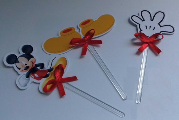 Arquivo Silhouette Topo Bolo Mickey