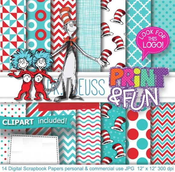 Kit Papel Digital Scrapbook Gatos Animados