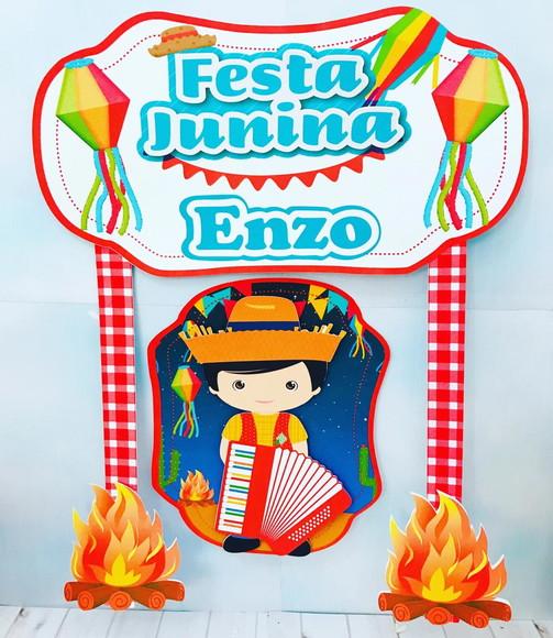Arquivo Silhouette Topo De Bolo Festa Junina