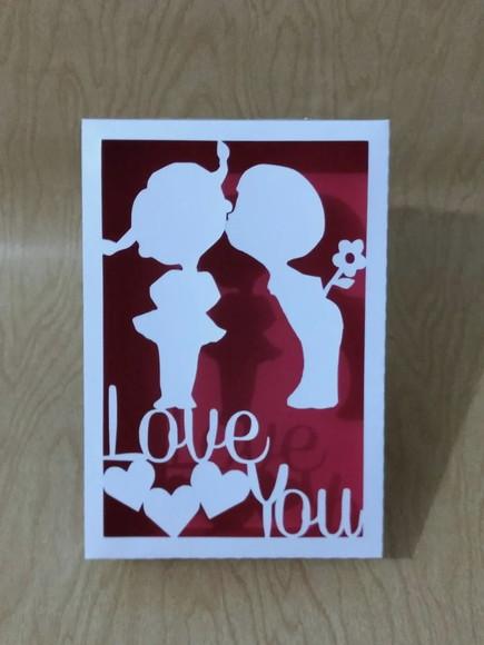 Arquivo Silhouette Caixa Presentes ou doces para Namorados