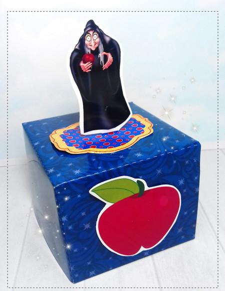 Arquivo Silhouette Caixinha Quadrada Branca de Neve