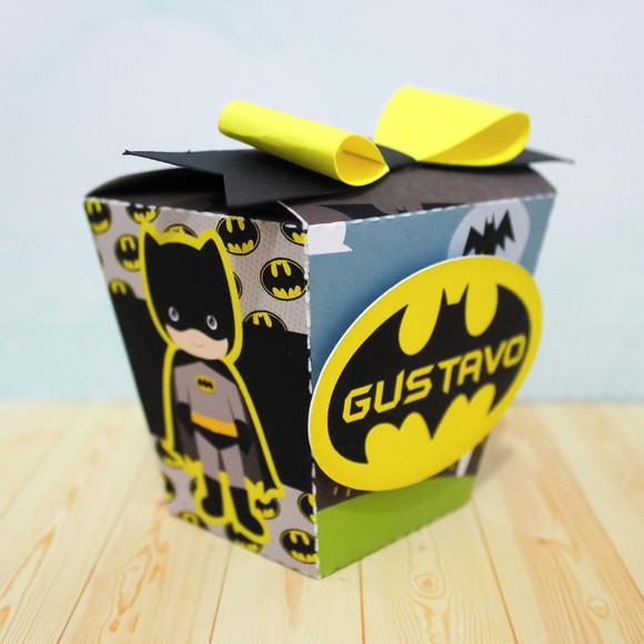 Arquivo Silhouette Caixinha Sushi Batman Cute
