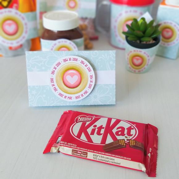 Arquivo Silhouette Caixa para KitKat dia das Mães