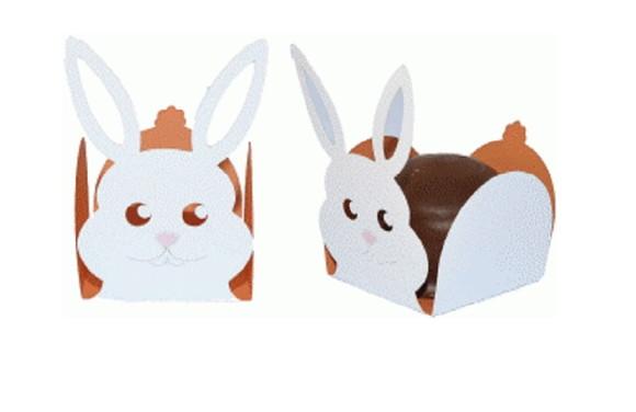 Arquivo Silhouette Forminha Coelhinho Pascoa