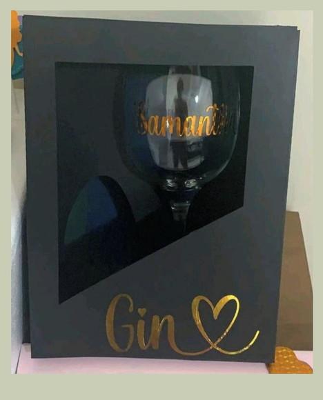 Arquivo Silhouette Caixa para Taça de Gin e Ovo D