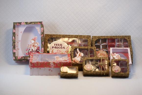 Arquivo de Corte Kit Caixas Páscoa Ovo e Chocolates
