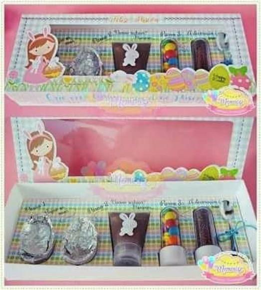 Arquivo de Corte Kit Mini Confeiteiro Menina Páscoa