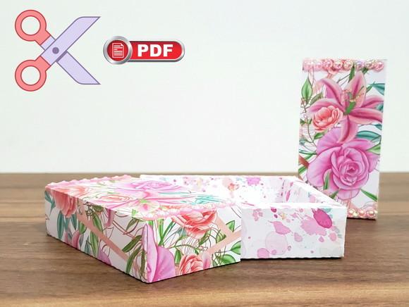 Arquivo PDF Caixa Doce Dia das Mães Florido